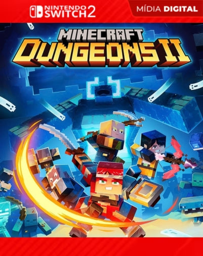 Minecraft Dungeons II para Nintendo Switch 2 — Mídia Digital