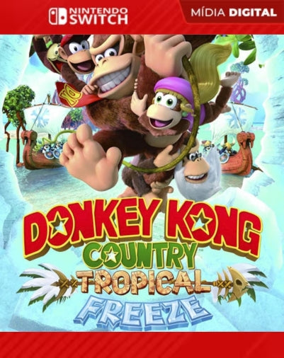 Donkey Kong Country Tropical Freeze para Nintendo Switch — Mídia Digital